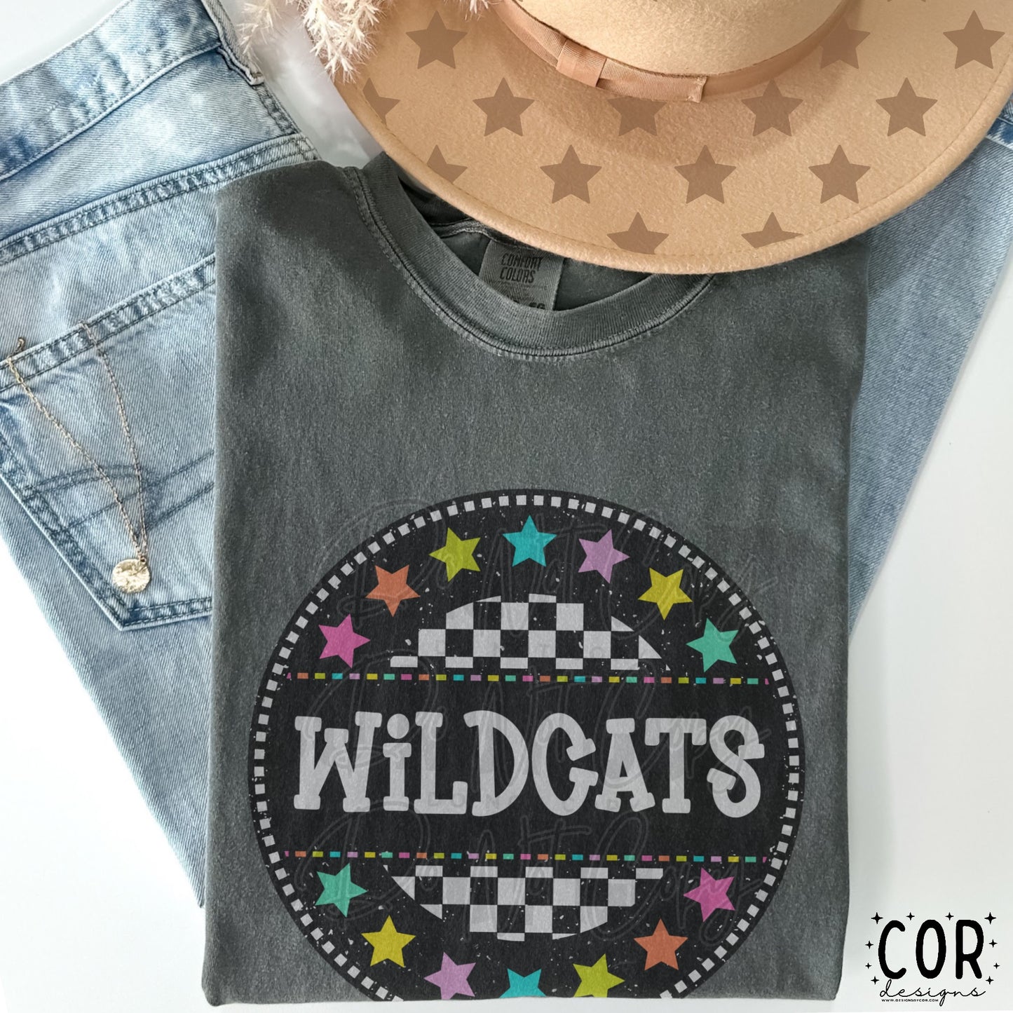 Wildcats Colored Stars