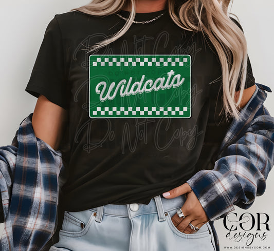 Wildcats Green Background