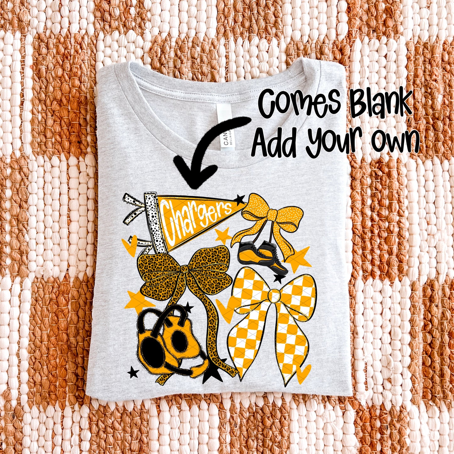 WRESTLING BOWS BLK YELLOW