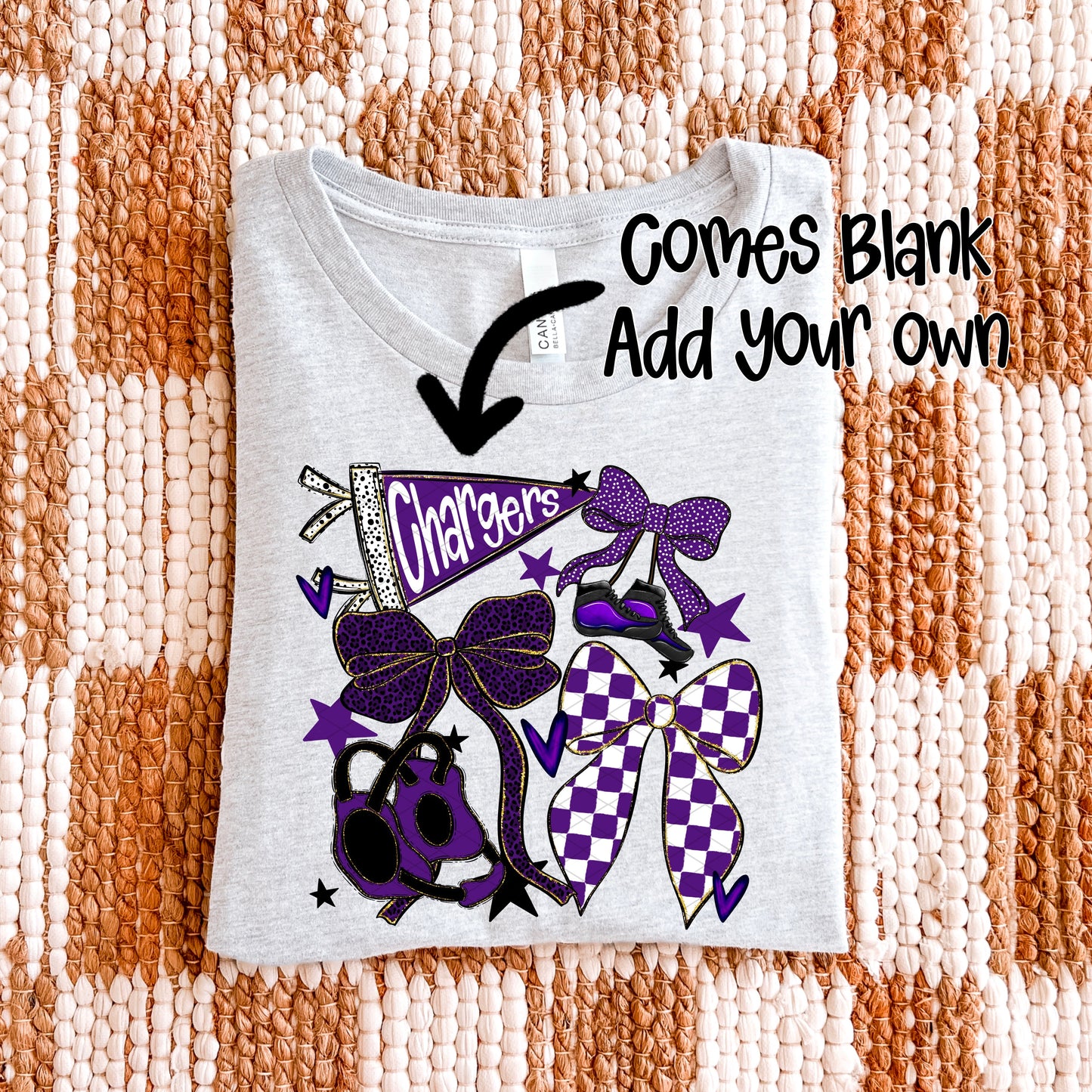 WRESTLING BOWS PURPLE BLK