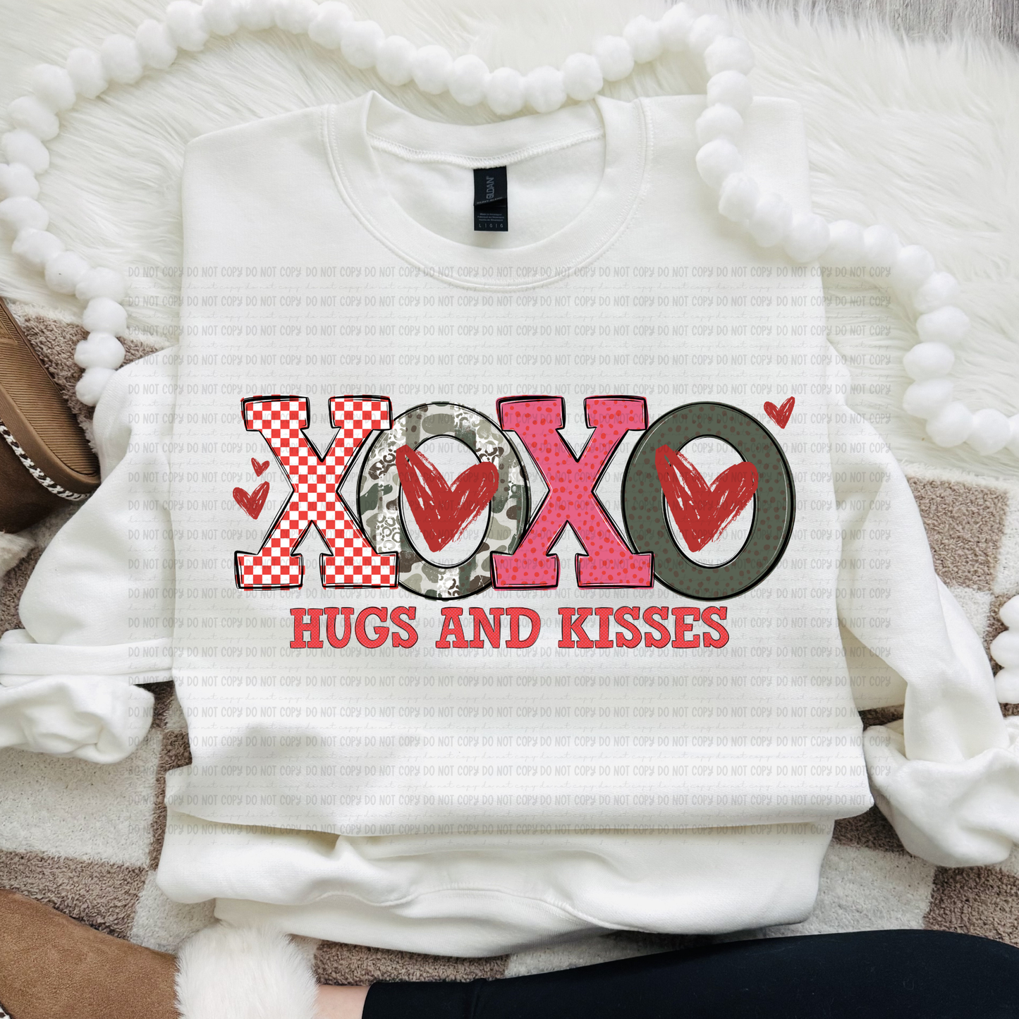 XOXO HUGS AND KISSES