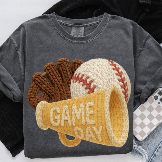 Yarn - Game Day Yellow baseball
