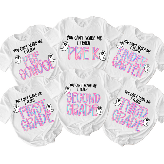 You can't scare me I teach second grade (black)