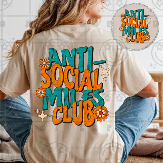 ANTI SOCIAL MOMS CLUB ORANGE