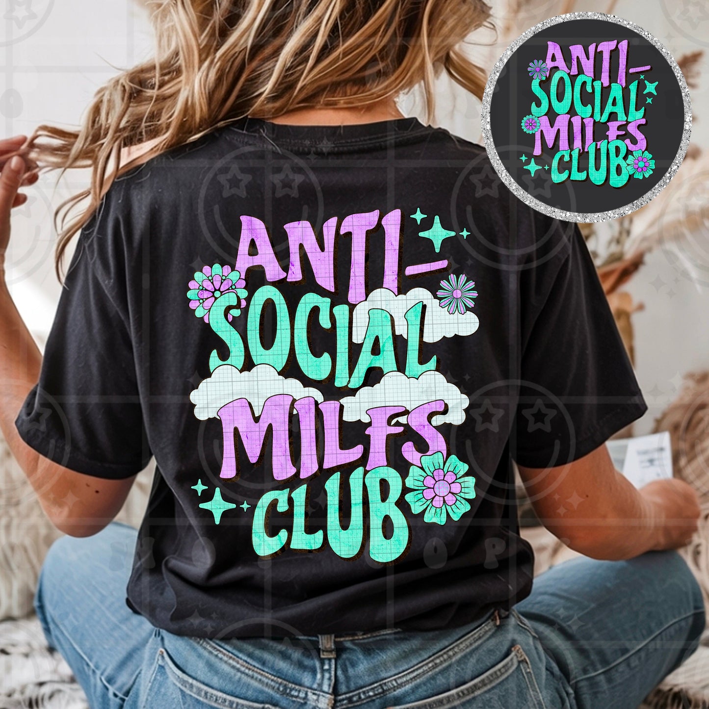 ANTI SOCIAL MOMS CLUB PURPLE