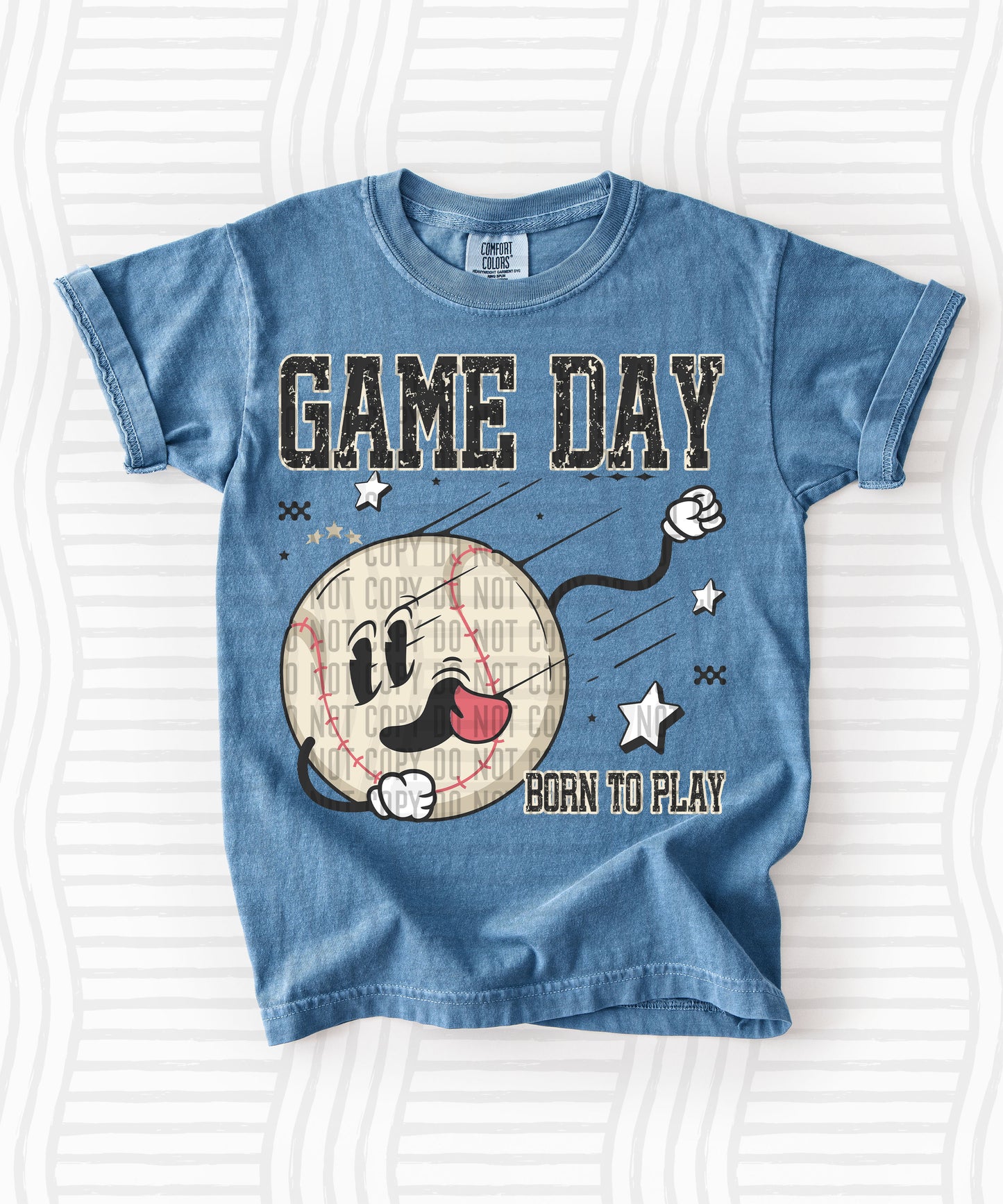 BASEBALL GAME DAY BORN TO PLAY