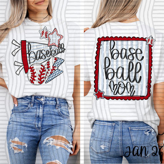 BASEBALL MOM (BACK)