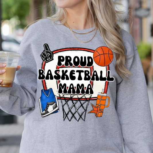 Proud basketball mama