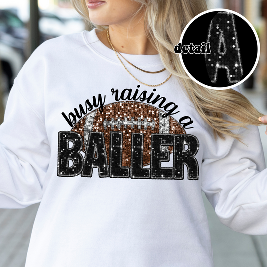 Busy raising a baller (Football)