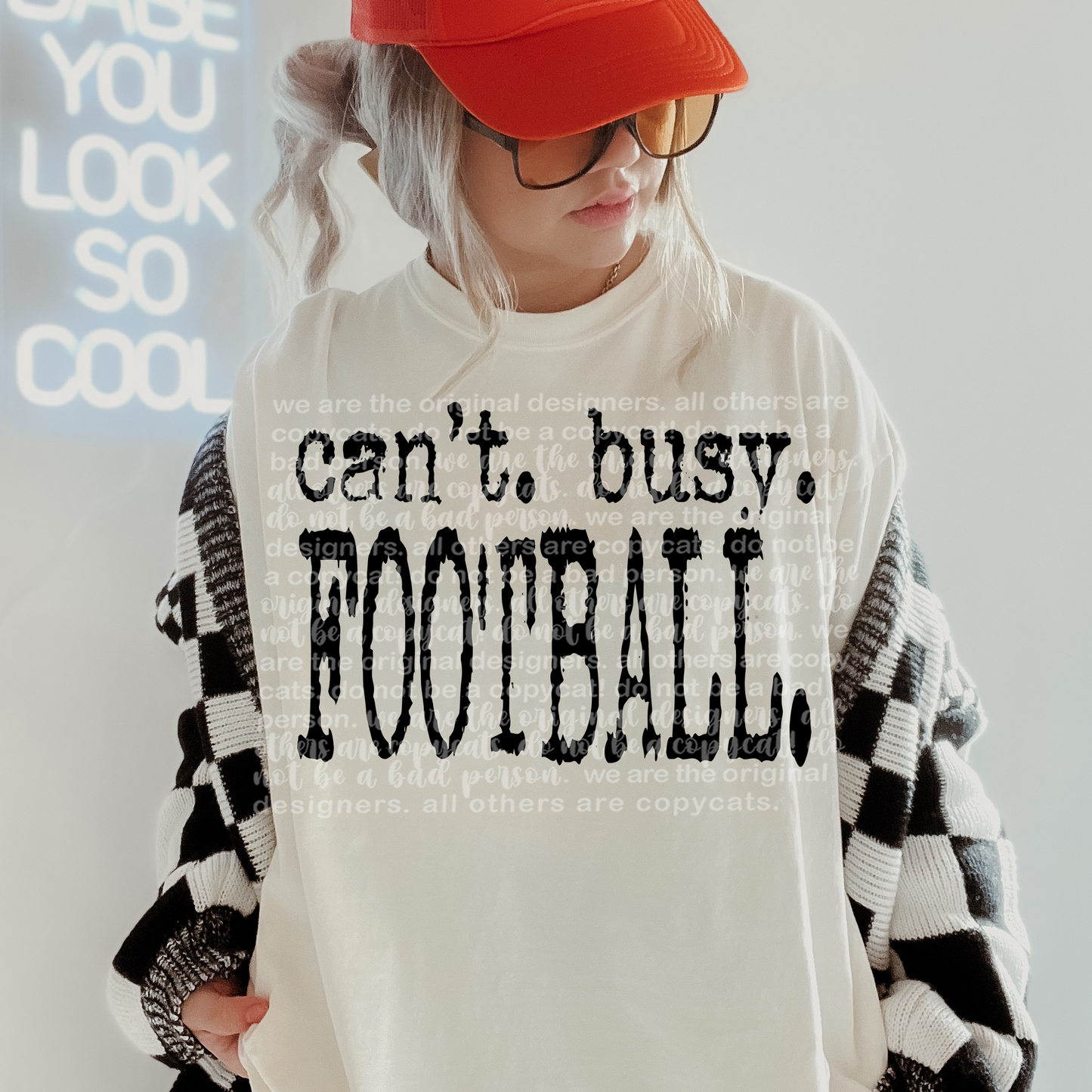 Cant. Busy. Football.