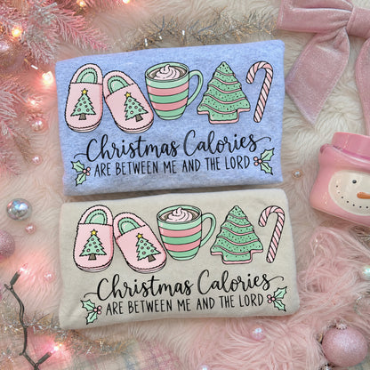 Christmas Calories Are Between Me and The Lord - Chest