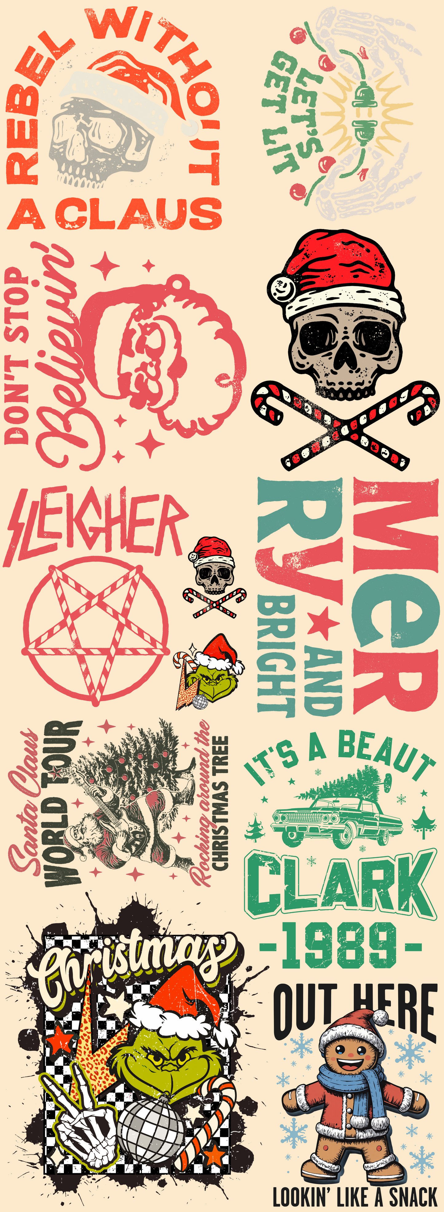 Christmas Premade Gang Sheet