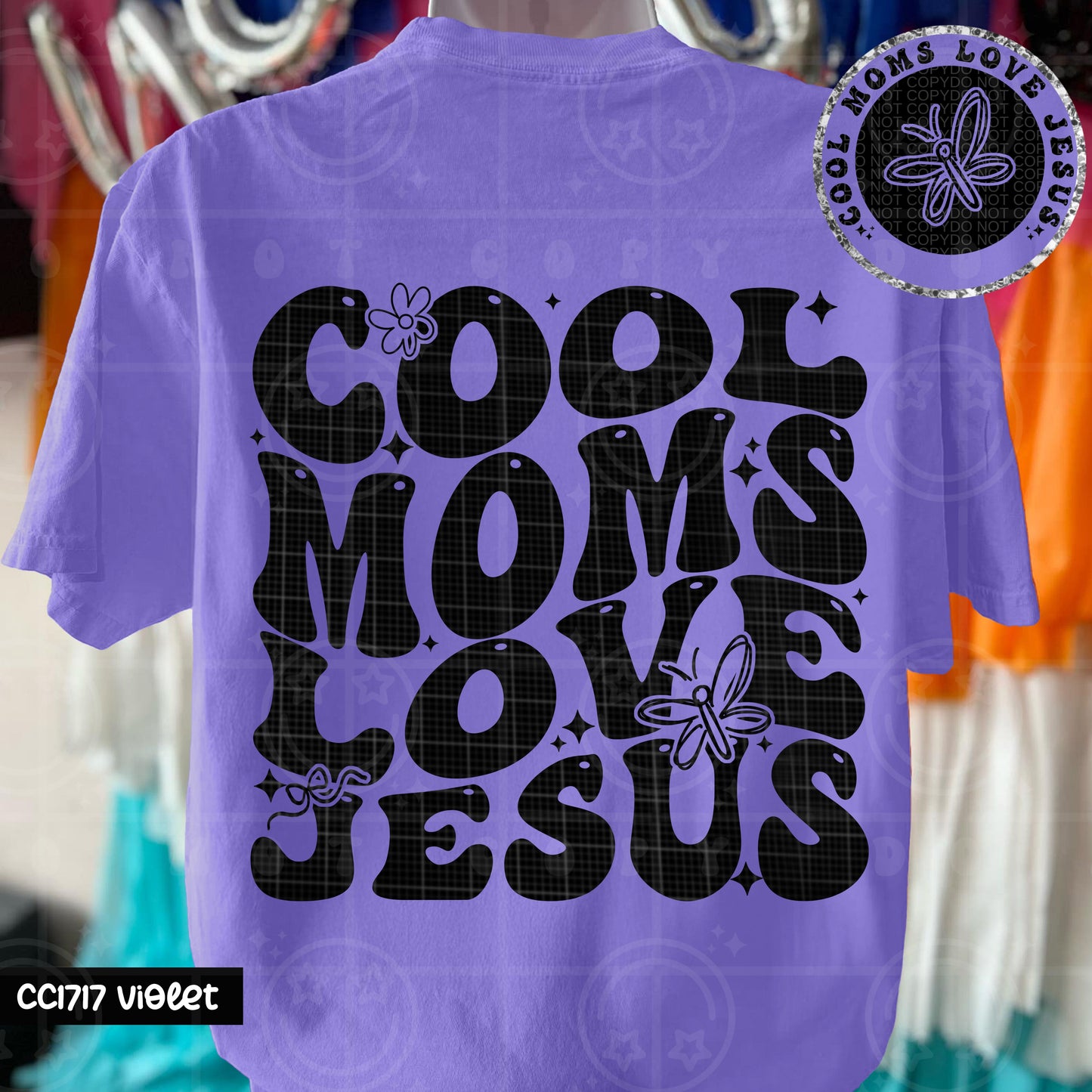 COOL MOMS LOVE JESUS POCKET