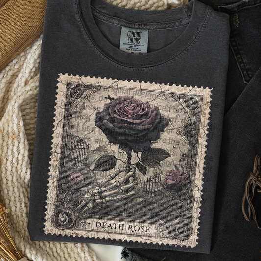 Death Rose Stamp