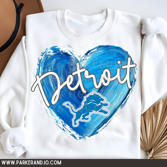 Detroit Lions Heart