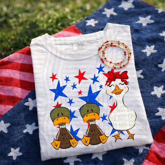 DUCK DUCK GOOSE RED WHITE & BLUE