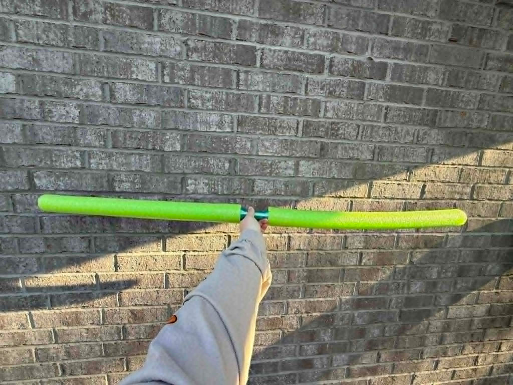 Pool Noodle Sword - Double Handle (Pool Noodle Not Included)