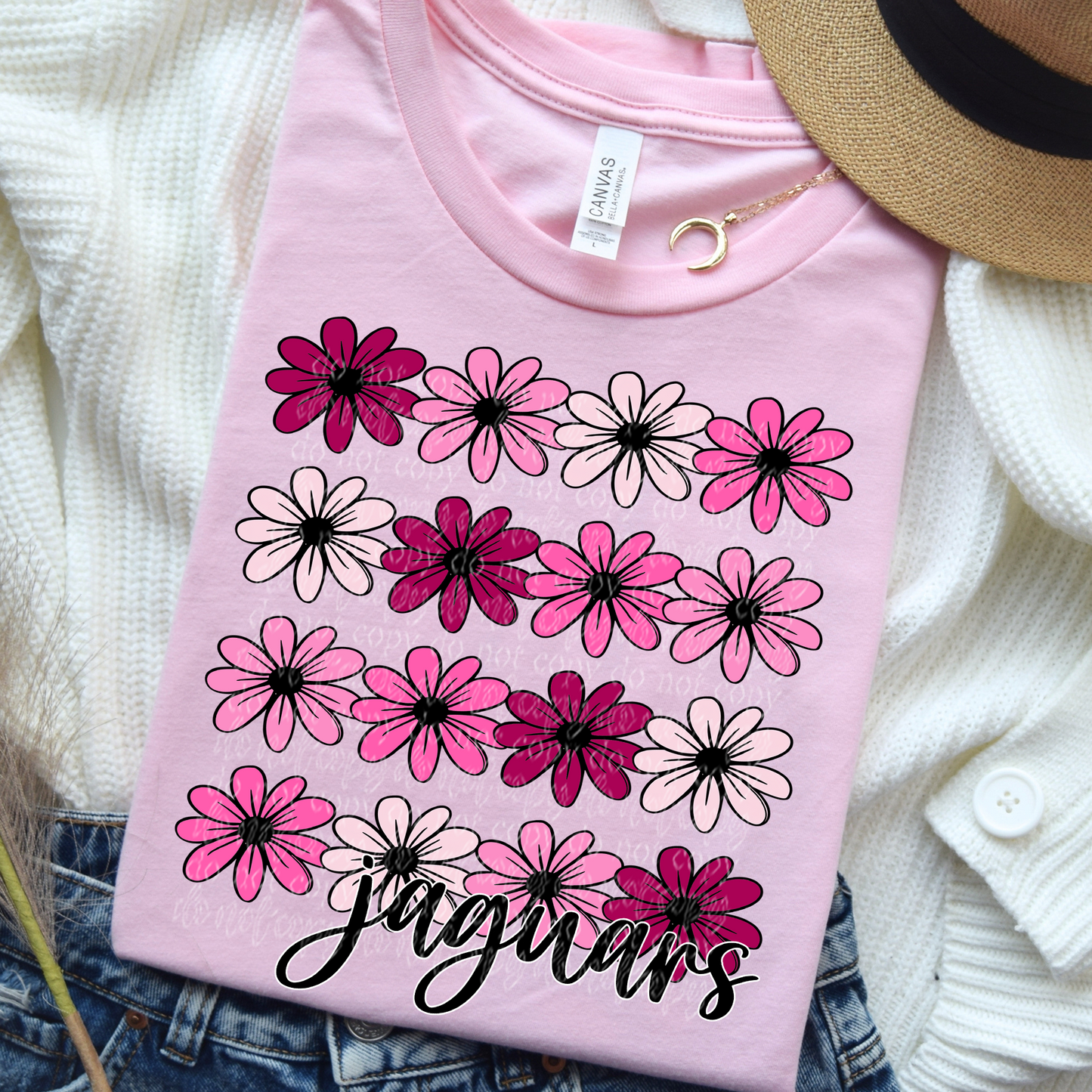 Floral jaguars