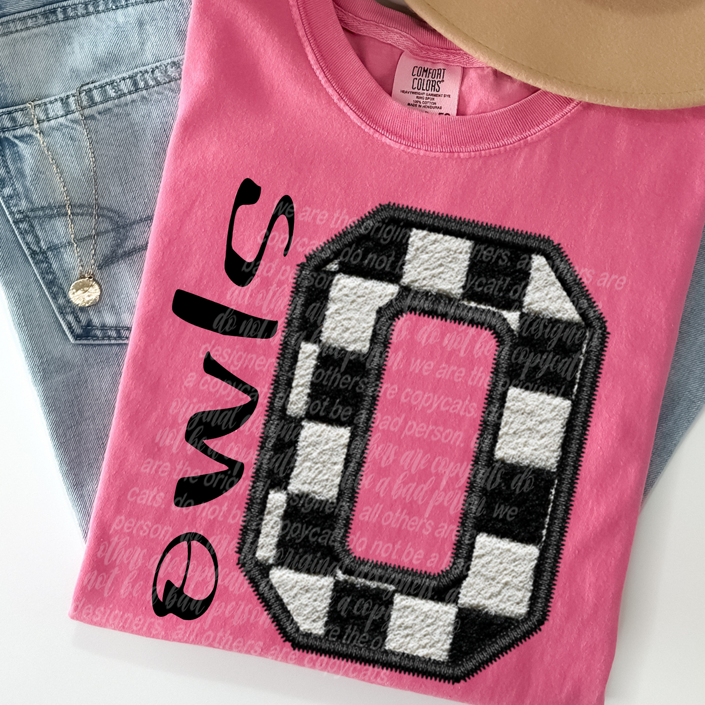 Owls (fuzzy checkered)