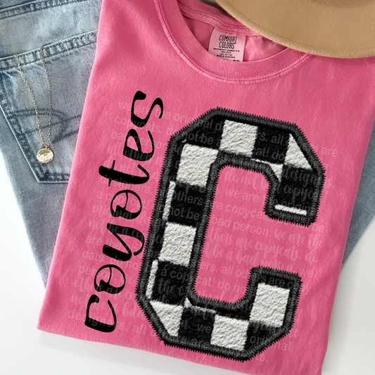 Coyotes (fuzzy checkered)