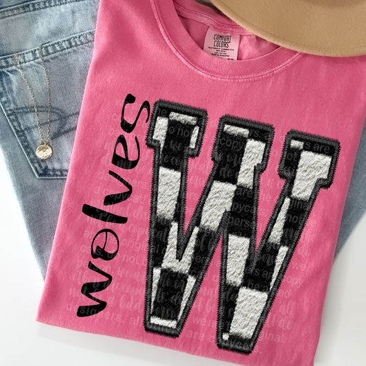 Wolves (fuzzy checkered)