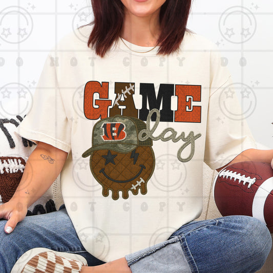 Game Day Smiley (bengals)