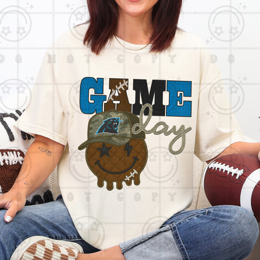 Game Day Smiley (panthers)
