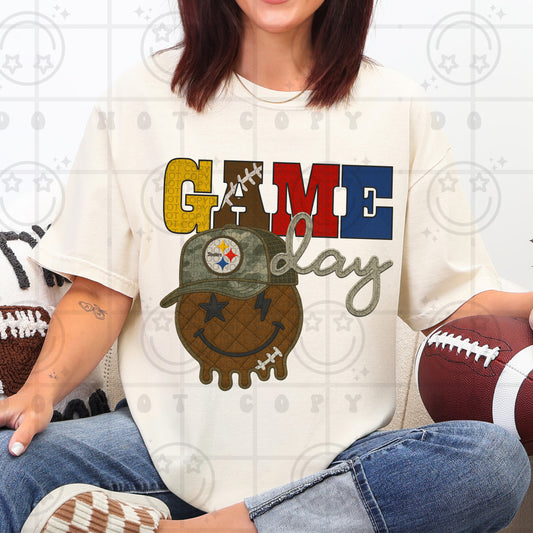 Game Day Smiley (steelers)