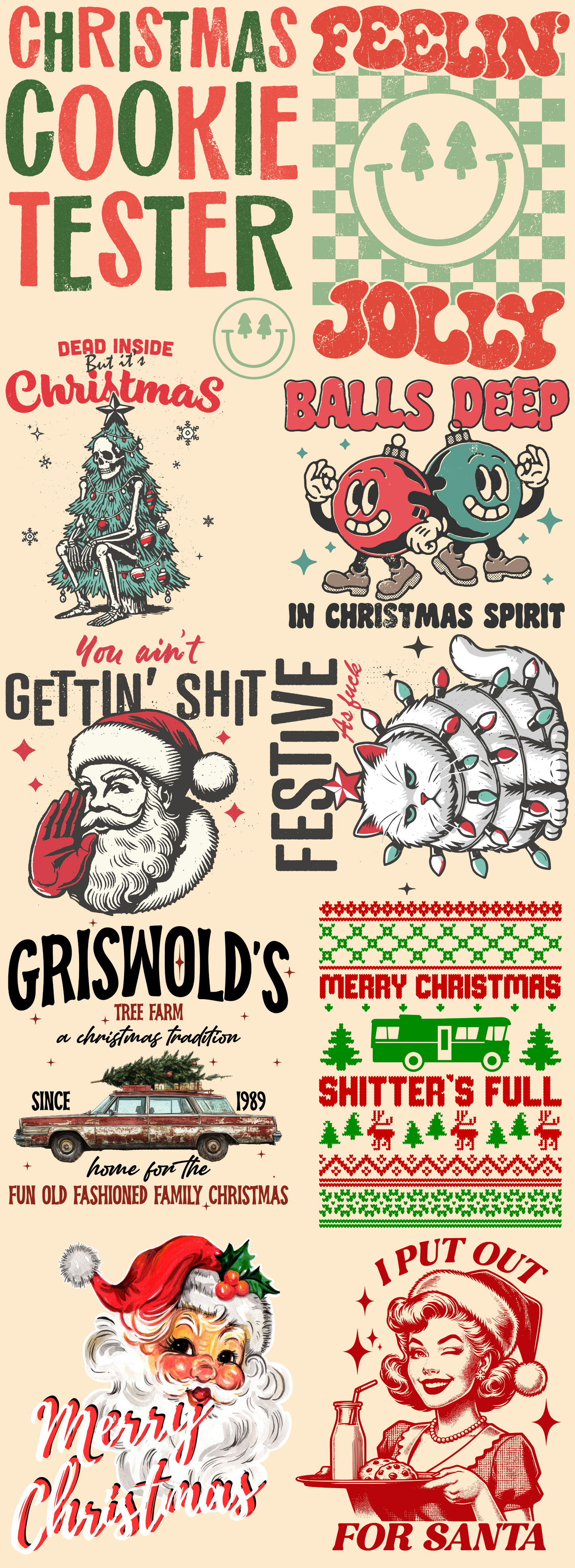 Christmas Premade Gang Sheet