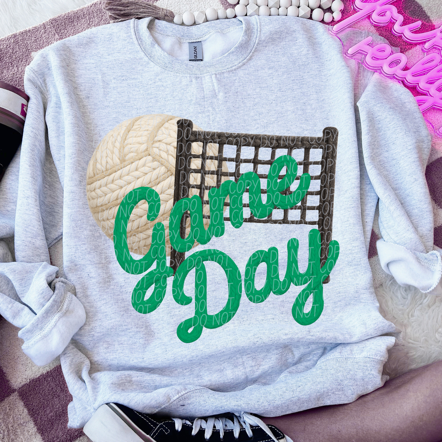 Yarn - Game Day Green Volleyball