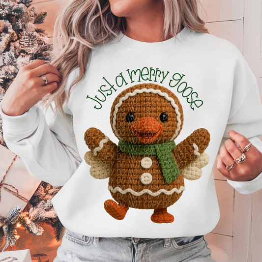 Yarn- Just a merry Goose