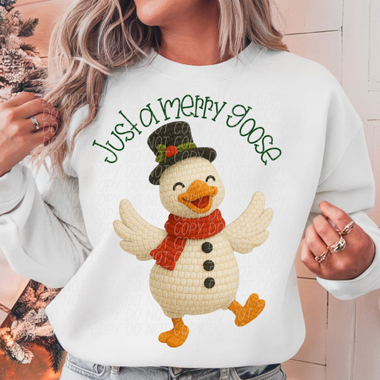 Yarn- Just a merry Goose