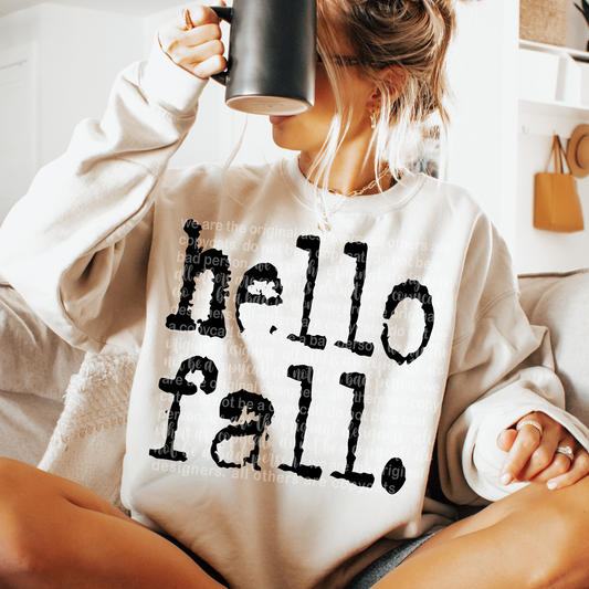 Hello Fall.