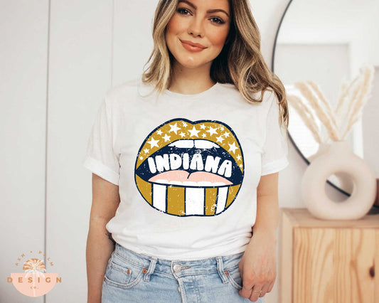 Indiana yellow white mouth