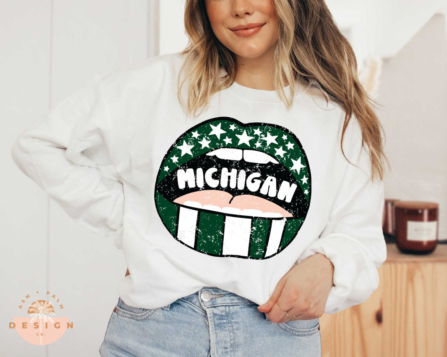 Michigan green white mouth