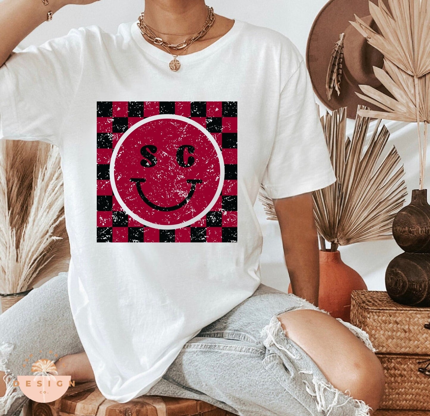 South Carolina red black checkered