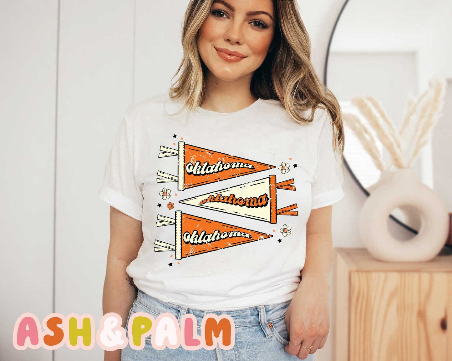 Oklahoma orange white banner