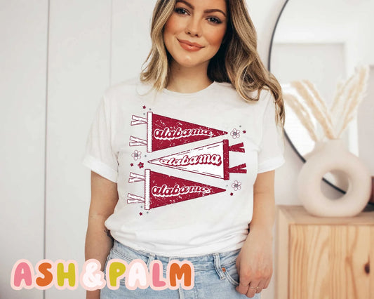 Alabama red white banner