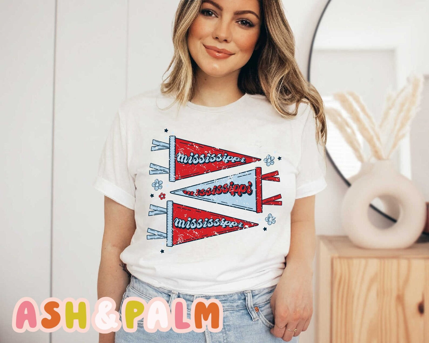 Mississippi red blue banner