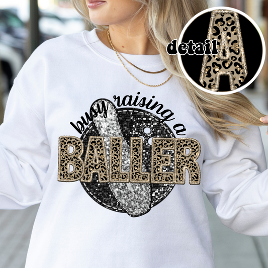 Leopard busy raising a baller (Bowling)