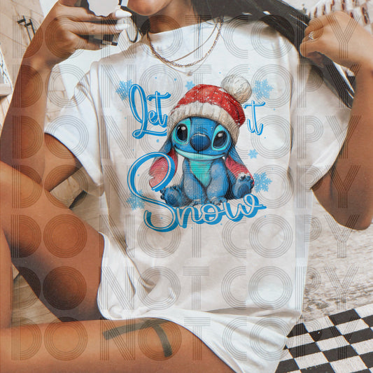 Stitch Let It Snow