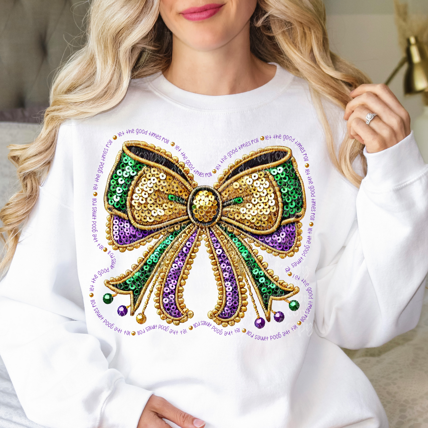 Mardi Gras Bow