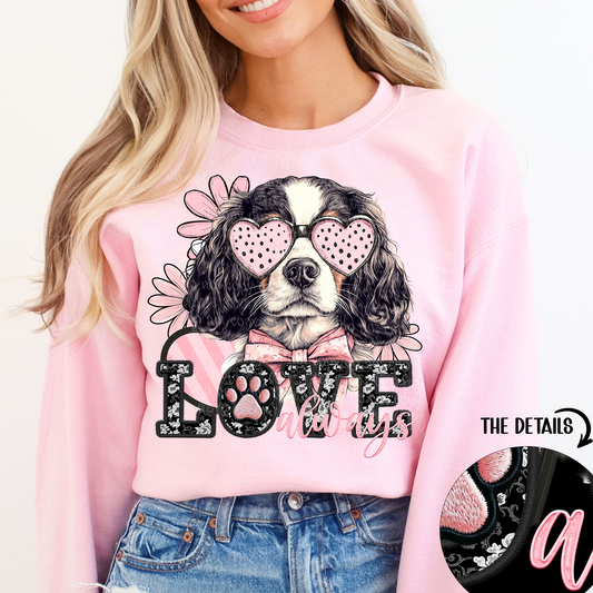 love always black and tan king charles cavalier