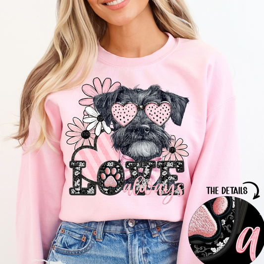 love always black schnauzer