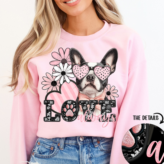 love always Boston terrier