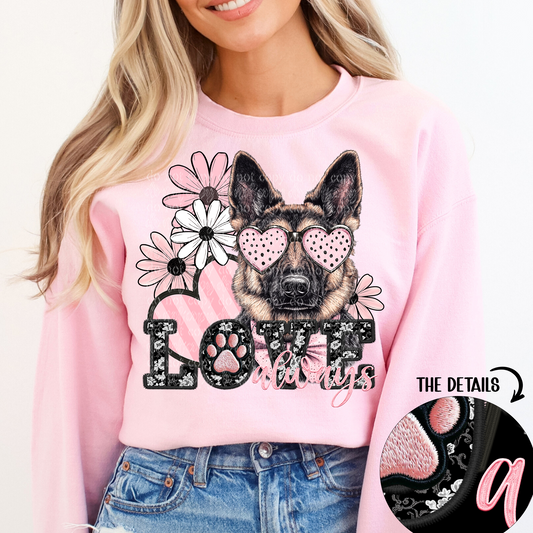 love always German shepherd