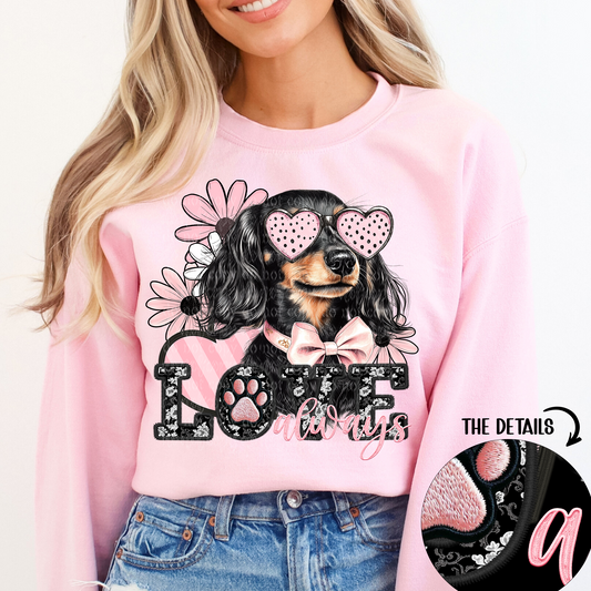 love always long haired dachshund