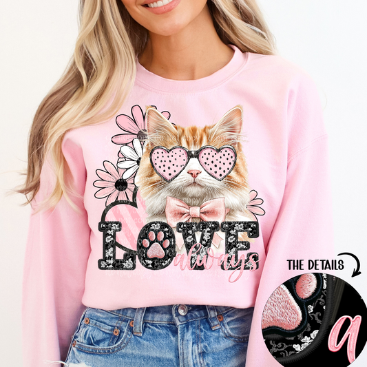 love always Orange and White cat