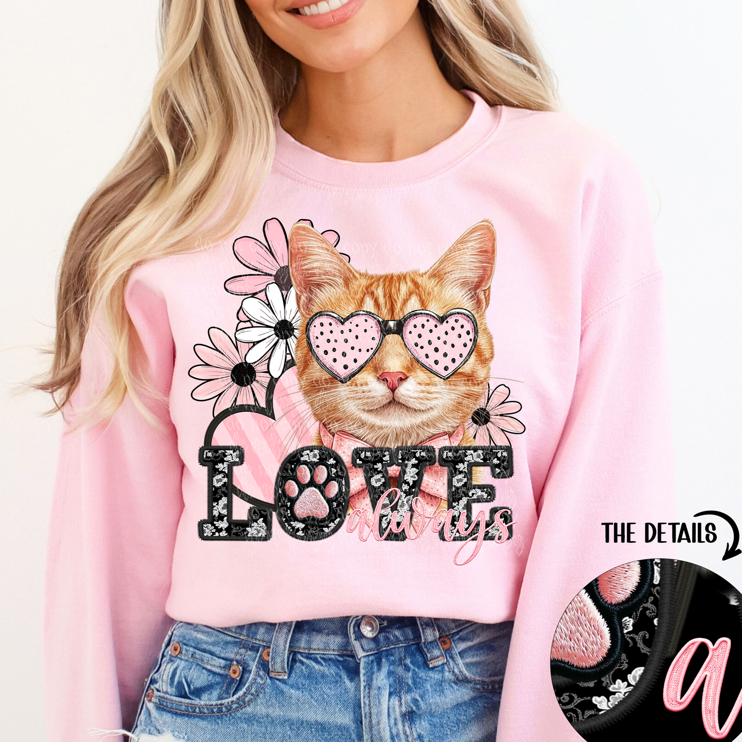 love always Orange tabby cat