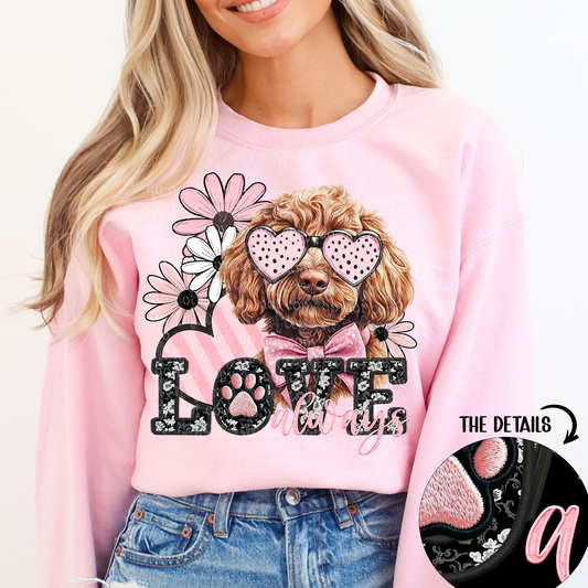 Love Always Red Labradoodle